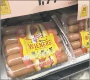  ?? CANDICE CHOI — ASSOCIATED PRESS ARCHIVES ?? Oscar Mayer is touting its new hot dog recipe that uses nitrite from celery juice instead of artificial sodium nitrite.