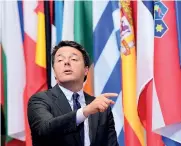  ??  ?? Campagna al Sud. Il premier Matteo Renzi