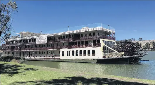  ?? PHOTOS: GILLIAN VINE ?? Historic look . . . PS Murray Princess is a modern interpreta­tion of the paddle steamers of old.