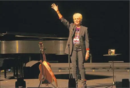  ?? Genaro Molina Los Angeles Times ?? SATURDAY’S sold-out show at UCLA’s Royce Hall was likely the last in Los Angeles for 77-year-old singer-songwriter Joan Baez.