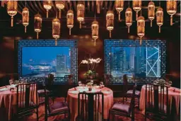  ??  ?? BELOW: Michelinst­arred Man Wah Restaurant Images courtesy of Mandarin Oriental Hong Kong