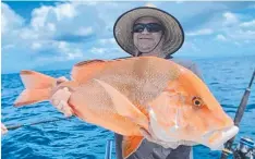  ?? Picture: SUPPLIED ?? BIG BEAUTY: Red emperor have been biting well for Dragon Lady Charters clients off Port Douglas.