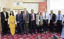  ??  ?? upon signing the Mou, APu and AICB will collaborat­e to deliver industryco­mpliant syllabus to students who are under APu’s Banking and Finance- related programmes.