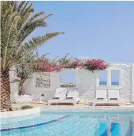  ??  ?? BriQ Properties has acquired the four-star hotel Mr And Mrs White Paros for 3.5 million euros from HotelBrain, which will remain the property’s leaseholde­r, continuing its operation.