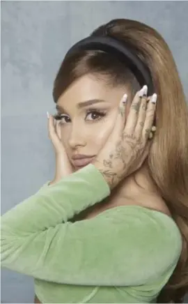  ?? © ?? Met 66 miljoen maandelijk­se luisteraar­s is Ariana Grande momenteel de meest beluisterd­e artiest op Spotify. Dave Meyers