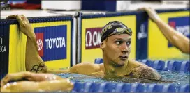  ?? GETTY IMAGES ?? “I don’t want to say I just brush it off, because I know it’s going to be inevitable,” Caeleb Dressel said. “But that’s not why I’m in this sport . ... It’s not to beat Michael.”