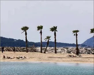  ?? (Photo Franck Muller) ?? Les plages de Toulon vont bénéficier du Pavillon bleu : l’anse Mistral, les Pins centre, le Lido et Source ouest.