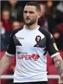  ??  ?? Conway in action for English League Two side Salford City