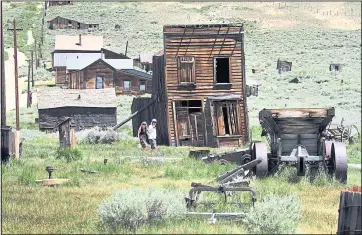  ?? DINO VOURNAS ?? The California State Park system turned the ghost town of Bodie into a State Historic Park in 1962, preserving its buildings in a state of arrested decay.