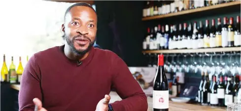  ?? ?? Kumusha wine founder Tinashe Nyamudoka