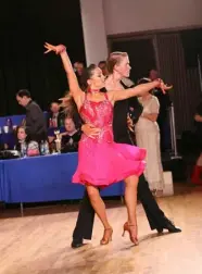  ?? Facebook photo submitted by Tresa Anderson ?? Landon and Jenna have been ballroom dance partners for over four years