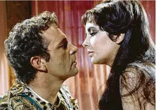  ?? 20th Century Fox ?? “Cleopatra” starred Richard Burton and Elizabeth Taylor.