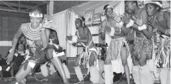  ??  ?? A scene from a previous edition of the Chibuku Neshamwari Traditiona­l Dance Festival at Manor Hotel in Bulawayo