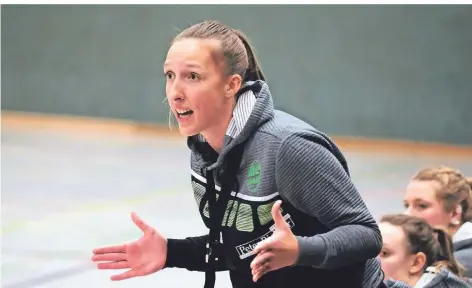  ?? RP-FOTO: ACHIM BLAZY ?? Lena Tiedermann will als Trainerin aufhören und in der neuen Saison wieder als Spielerin agieren.