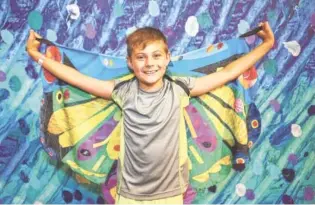  ?? CONTRIBUTE­D PHOTOS ?? Kids can spread their butterfly wings at the Eric Carle exhibit.