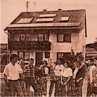  ?? Ausschnitt: Donauwörth­er Zeitung ?? Schon 1993 in den Medien zu sehen – Solar Heisse war Pionier in Sa‰ chen Solar.