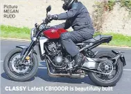  ??  ?? CLASSY Latest CB1000R is beautifull­y built