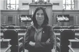  ?? DAVE SIDAWAY / POSTMEDIA NEWS ?? Montreal Mayor Valerie Plante joined the chorus of those upset by the Adidas launch.