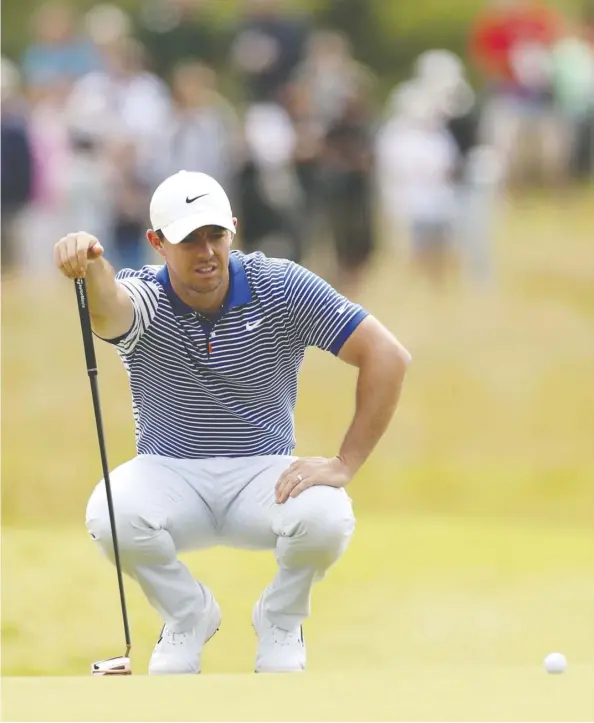  ?? Lee smith/action Images ?? Bettors favouring Northern Ireland’s Rory Mcilroy to win this week’s British Open will have to place a wager at 8-1 odds.