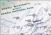  ??  ?? BY THE TIME Obama arrived in Alaska, the National Park Service had already begun printing new maps that replace Mt. McKinley with Denali.