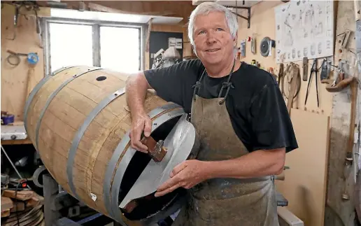  ?? MARTIN DE RUYTER/STUFF ?? When the New Zealand Antarctic Heritage Trust wanted to conserve a beer barrel that belonged to Antarctic explorer Sir Ernest Shackleton, it called on Nelson cooper Jurgen Voigtlande­r.