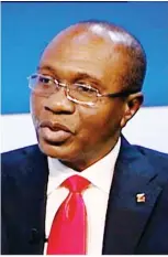  ??  ?? CBN Gov Emefiele