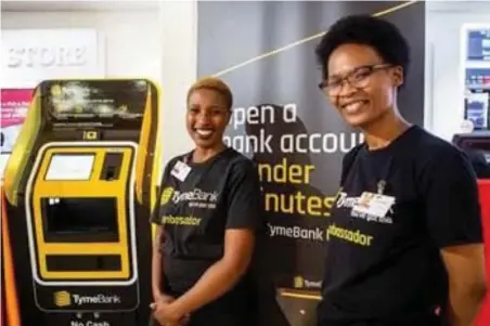  ?? | Supplied ?? MORE THAN 50 000 people have opened an account at TymeBank since its soft launch in 20 Pick n Pay and Boxer stores in December.