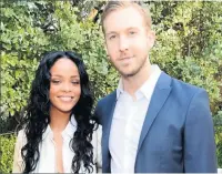  ??  ?? MAKING MAGIC Rihanna and Calvin Harris produce classic tracks