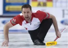  ?? ADRIAN WYLD/THE CANADIAN PRESS ?? Team Newfoundla­nd and Labrador skip Brad Gushue says using the abrasive fabric in a broom is similar to corking a bat in baseball.