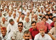  ??  ?? File photo of a crowd at a BJP rally in Deoband.