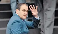  ?? GALEANA ?? Cuauhtémoc Blanco es actualment­e gobernador del Estado de Morelos/DANIEL