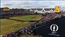  ??  ?? The success of the Open Championsh­ip at Carnoustie in July this year had a positive impact on the local economy