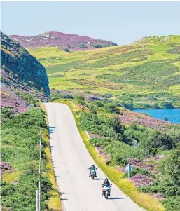  ?? Picture: Alamy Stock Photo. ?? The remote and scenic A894 section of the North Coast 500 tourist route near the village of Scourie in the north-west of the country.