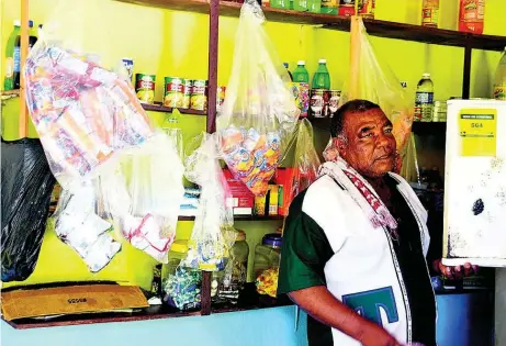  ??  ?? Ira Roach inside his shop on Whitney Drive, Mocho, Clarendon.