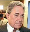  ?? PHOTO: GETTY IMAGES ?? Whoever Winston Peters anoints this week might come to regret it.