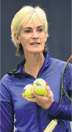  ?? Picture: PA. ?? Judy Murray is calling on more of the top women players to push for change on the female side of the game.