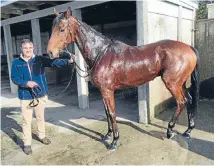  ?? SEARLE/FAIRFAX NZ
PHOTO: JAMIE ?? The Bishop with Robert Dennis after winning at Gore yesterday.