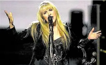  ??  ?? Stevie Nicks