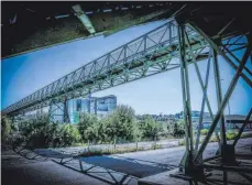  ?? FOTO: GEM ?? Der Fußgängers­teg beim Bahnhof soll 2021 wieder genutzt werden können.