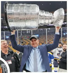  ?? ?? Three more possible options (right to left): Craig Berube, Bruce Boudreau and Rod Brind’amour.
GETTY IMAGES