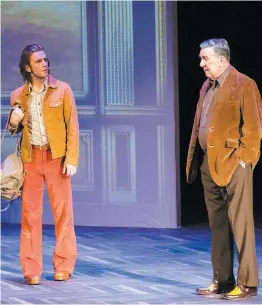  ?? PHOTO COURTOISIE GUNTHER GAMPER ?? Francis Ducharme et Gilles Renaud dans la pièce Bonjour, là, bonjour de Michel Tremblay au théâtre Denise Pelletier.