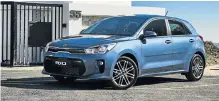  ?? Picture: MOTORPRESS ?? GROWN UP: Kia has given its latest Rio a more mature look than the last generation model