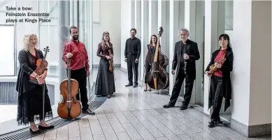  ??  ?? Take a bow: Feinstein Ensemble plays at Kings Place