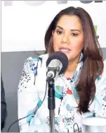  ??  ?? La alcaldesa de Higüey, Karina Aristy.