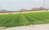  ??  ?? The renovated turf of the Samson Siasia Stadium in Yenagoa