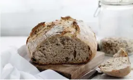  ??  ?? A loaf of sourdough. But would Zoe’s attempt match that? Photograph: Viktorné Lupaneszku/ Getty Images