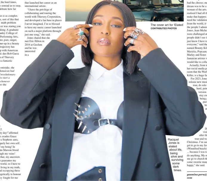 Jamaican Bad Gal Queen And Revolution­ary Racquel Jones Is ‘elated Pressreader 0169