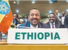  ?? AFP/Getty Images file ?? Ethiopian Prime Minister Abiy Ahmed was awarded the Nobel Peace Prize for his efforts to resolve his country’s conflict with Eritrea.