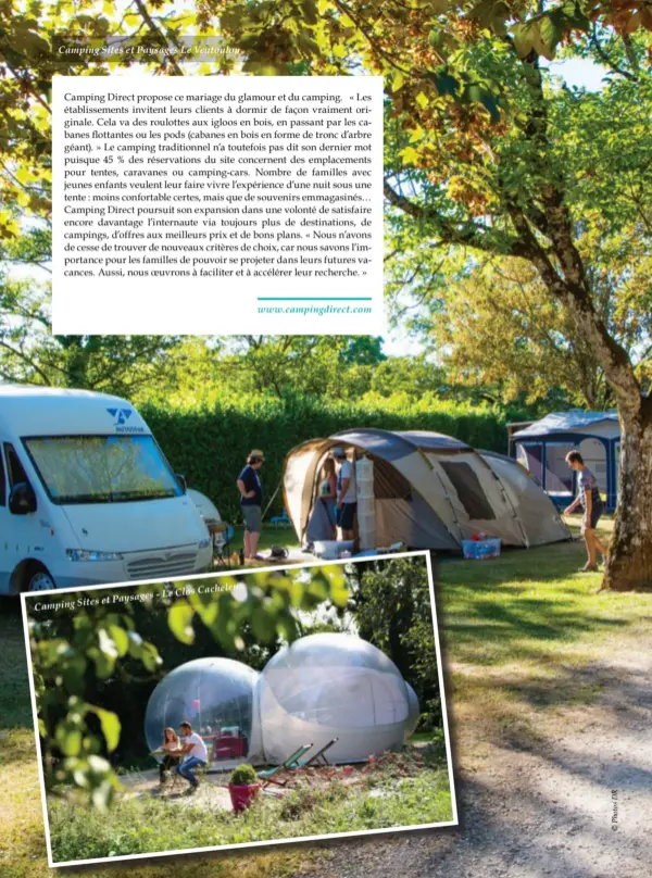  ??  ?? Camping Sites et Paysages Le Ventoulou