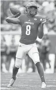  ?? JAMIE RHODES, USA TODAY SPORTS ?? Lamar Jackson has been responsibl­e for 108 points.